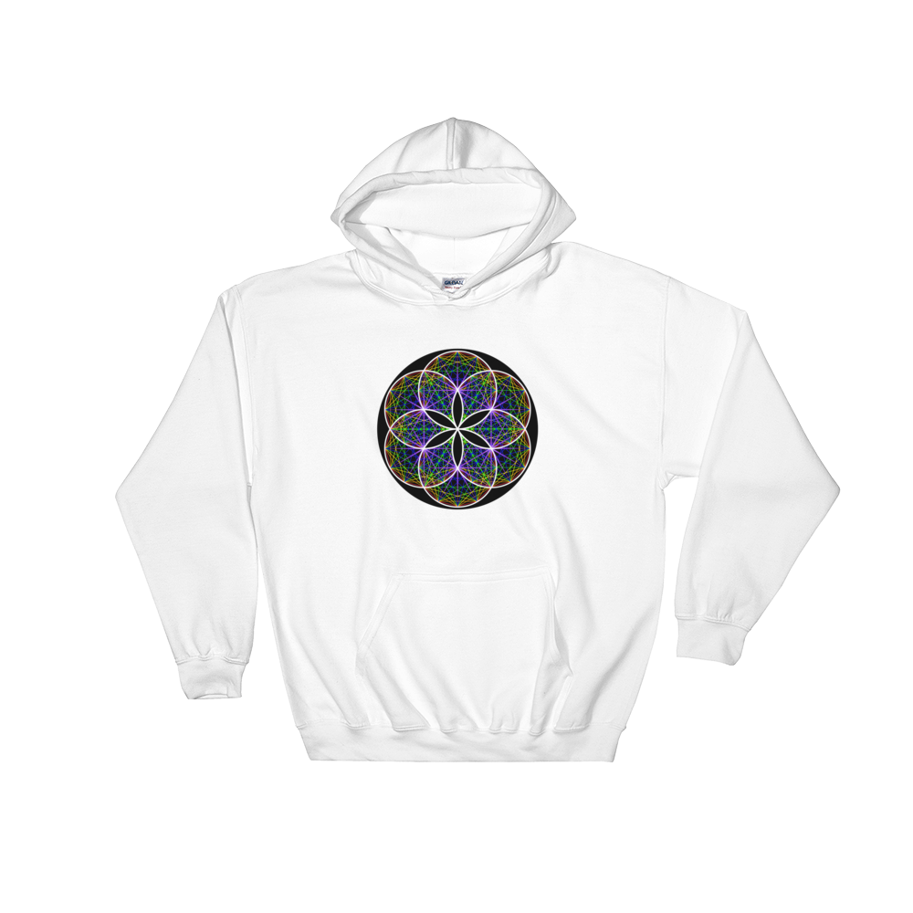 Musical Seed of Life Hoodie (black seed)