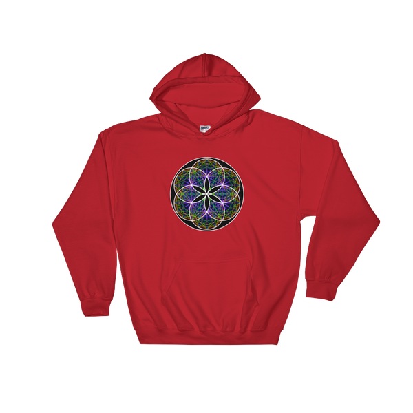 Musical Seed of Life Hoodie (black seed)